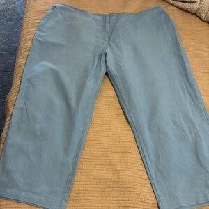 Venzia Women's Light Blue Pants Size 18